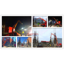 HGY15 Trailer Mobile Concrete Placing Boom Client Feedback