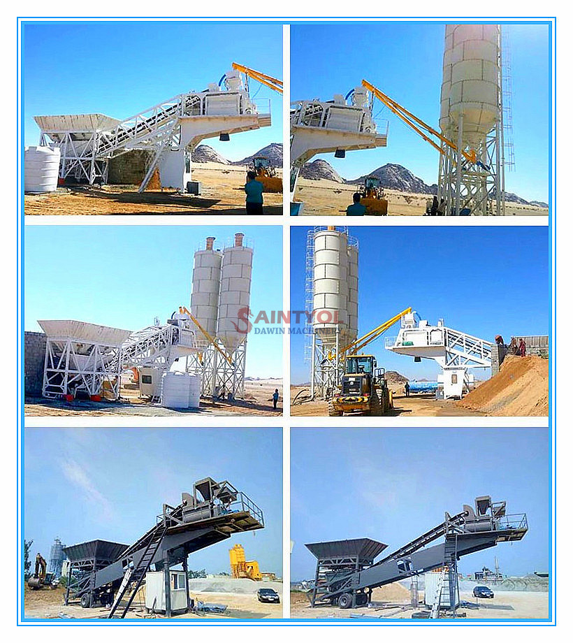 mobile concrete batching plant job site performance