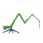 23m 4 sections Trailer Mobile Spider Concrete Placing Boom "M" Folding