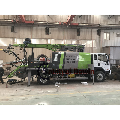 30m3/hr Truck Mounted Wet Concrete Spraying Machine, Shotcrete Pump Truck