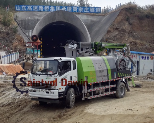 30m3/hr Truck Mounted Wet Concrete Spraying Machine, Shotcrete Pump Truck