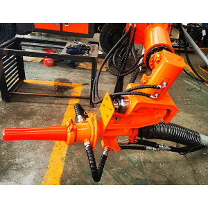 30m3/hr Excavator Quick Coupler Shotcrete Head, Mountable Shotcrete Spray Head