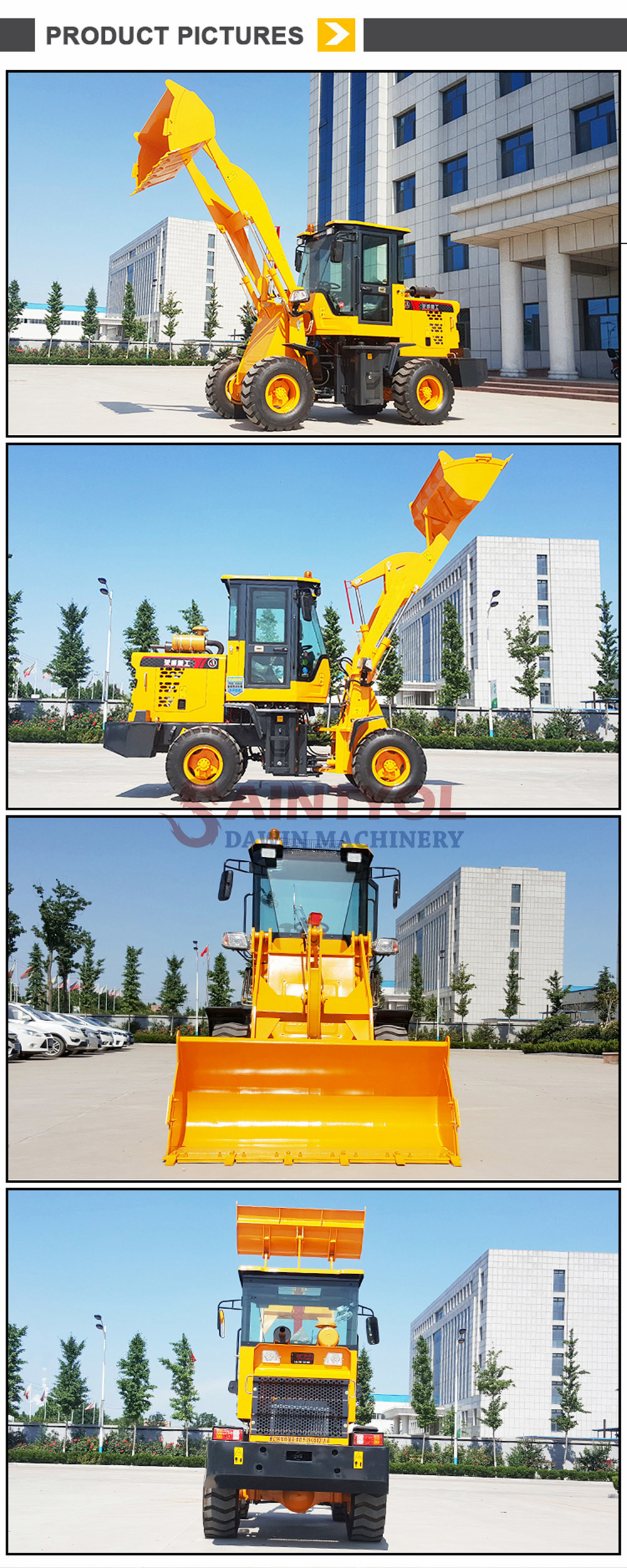 wheel loader for construction