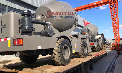 4 sets 4.0 Cubic Meter Self-Loading Concrete Mixer Shipped to Africa!