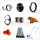 Concrete pump hose end and valve fabric reinforced and steel reinforced hose