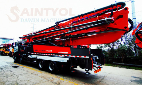 How much fuel does the concrete Boom pump truck cost? take a look