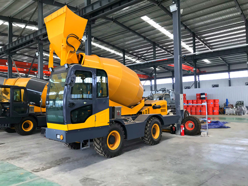 china factory price self loading concrete mixer truck