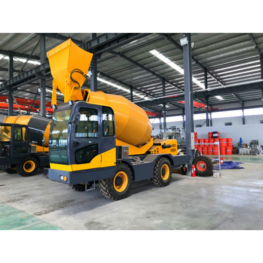 Automatic loading agitating drum is made of high-strength wear-resistant materials