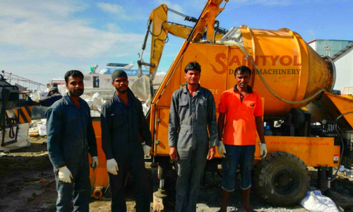 Application Scope and Maintenance of Concrete Mixing Pumping Machine