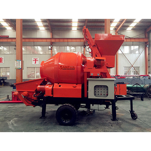 Saintyol DAWIN Machinery Mini Class Mobile Concrete Mixing Pump