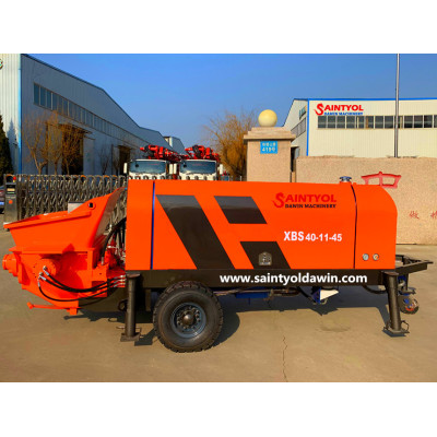 40m3/hr Trailer Concrete Pump With Diesel or Electric Power
