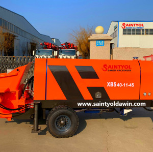 40m3/hr Trailer Concrete Pump With Diesel or Electric Power