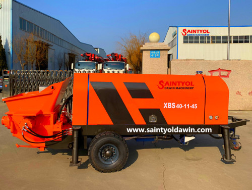 40m3/hr Trailer Concrete Pump With Diesel or Electric Power