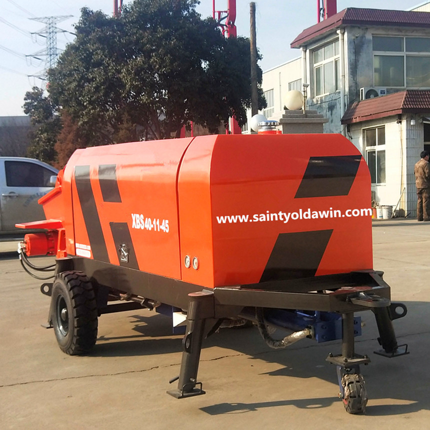 mini concrete pump for pumping ready mixed concrete