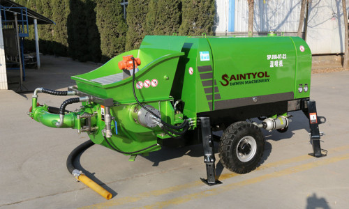 Ten technical advantages of small wet concrete sprayer wet concrete spraying machine