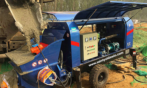 Fine stone concrete pump requirements for cement pumping process