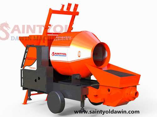 JBT40-11-45 Trailer Mobile Electric Concrete Mixer with Pump