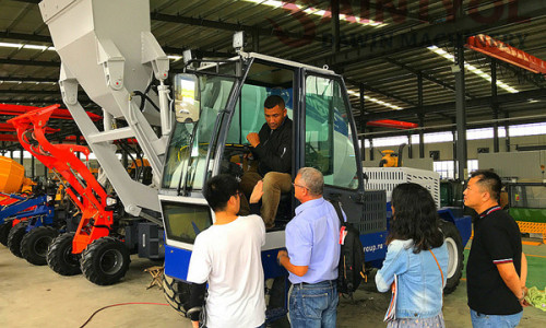 Talk about how the self-loading mixer weighing