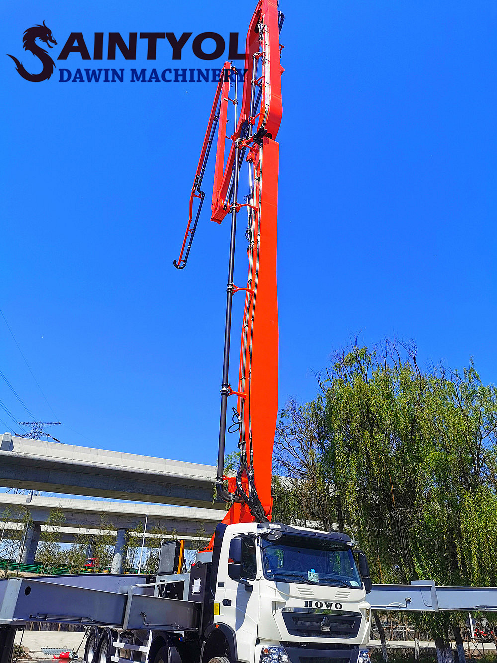 china concrete boom pump truck