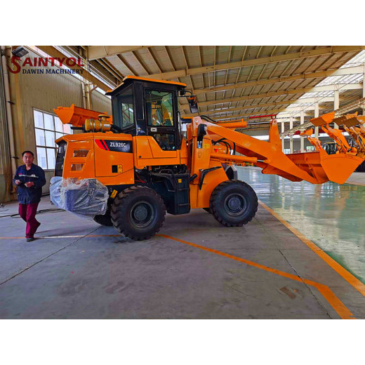 ZL926C 1.6t rated load wheel loader with extension jib lengthen 4.2m working arm shipping to Nigeria
