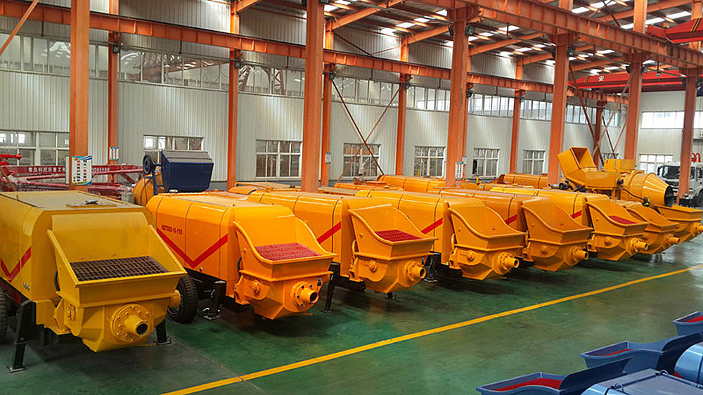 trailer concrete pumps factory China