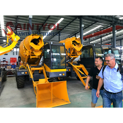 Auto Self-loading Concrete Mixer Truck Driving Methods