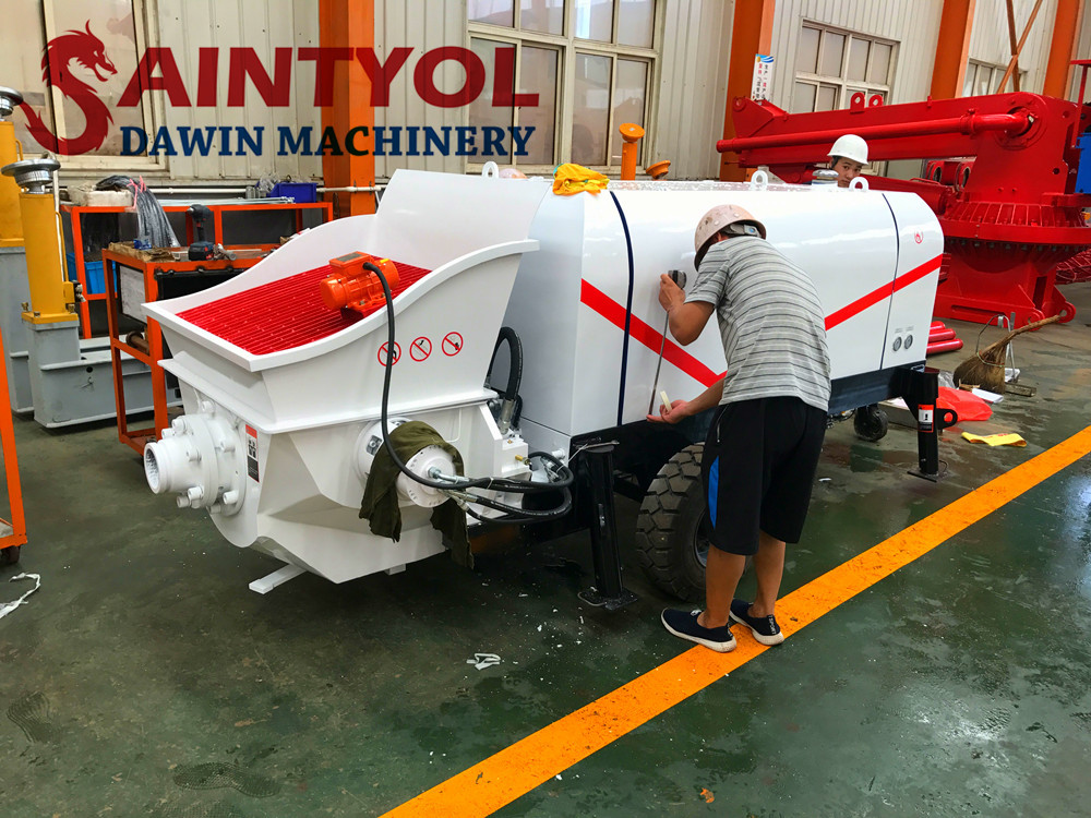different output capability concrete delivery pump