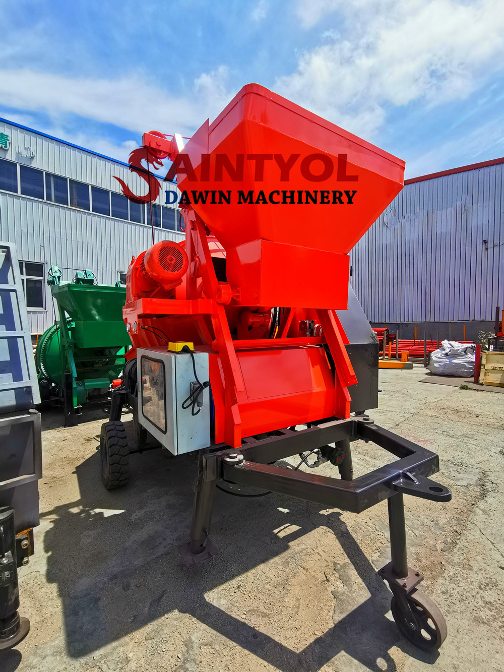 cheap price self loading concrete pump mixer