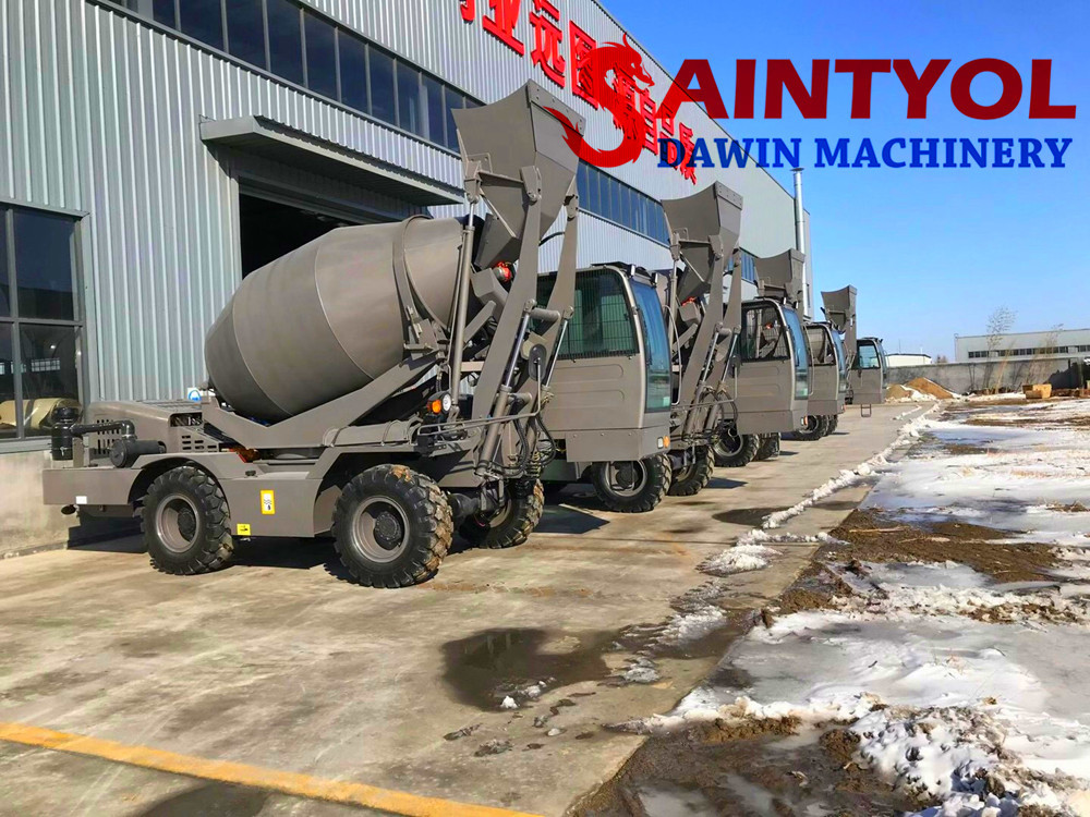 self loading concrete mixer truck china