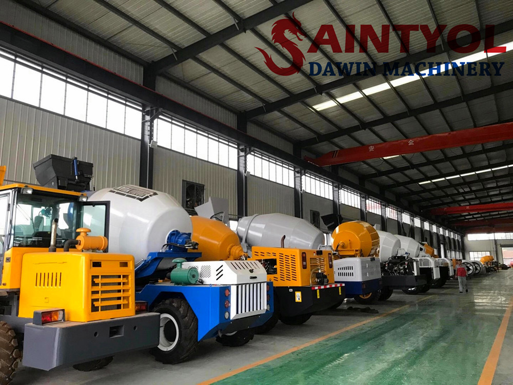 high quality self loading concrete mixer truck
