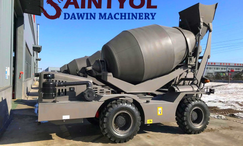 The details of driving an automatic feeding mixer truck