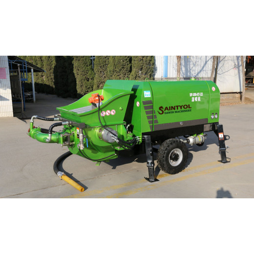 What determines the price of the wet spray machine