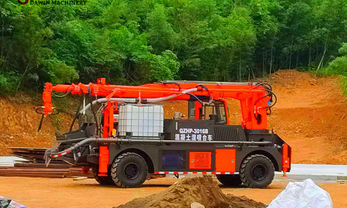 Technical advantages of Saintyol DAWIN wet concrete spraying machine