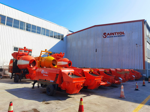 50m3/hr Trailer Concrete Pump With Diesel or Electric Power