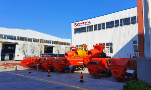 How does the truck mounted wet concrete shotcrete machine hydraulic system work?