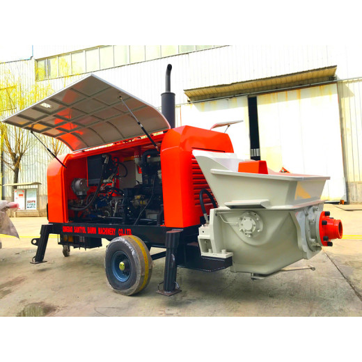 The correct use method of concrete pump during operation