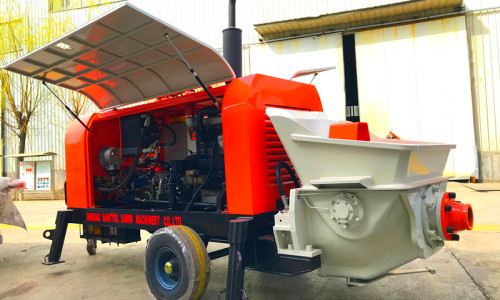 The correct use method of concrete pump during operation