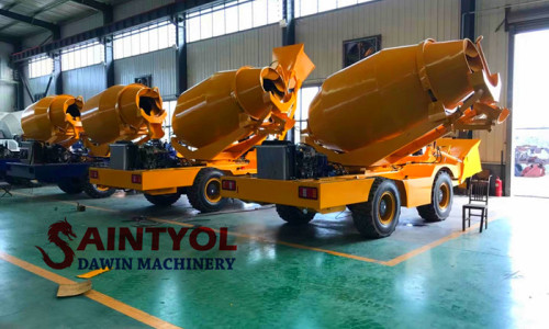 The correct operation method steps of self-loading concrete mixer truck