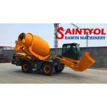What skills do I need to master to operate a mobile self-loading concrete mixer?