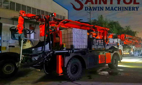 What preparations need to be made to improve the working efficiency of the wet spray machine