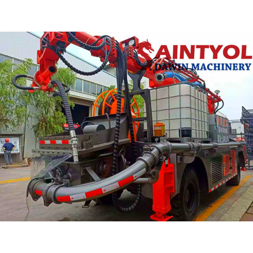 Reasons for pipe blockage of wet spraying truck and emergency measures