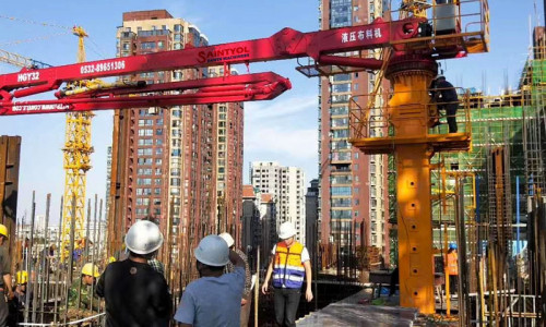 The latest hot-selling model, 32m floor slab lifting hydraulic concrete placing boom