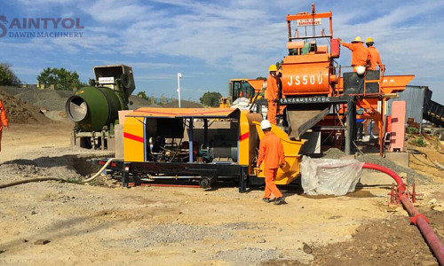 The main points of fine stone concrete pump pumping