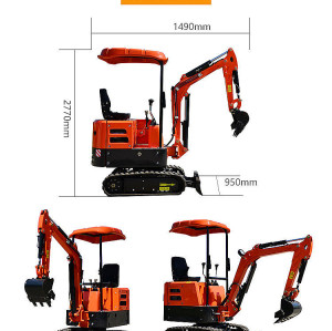 1.2 ton SD13D Mini Crawler Excavator