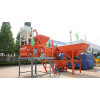 Mini simple mobile 25m3/hr concrete batching plant