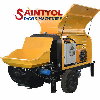 20m3/hr Trailer Concrete Pump With Diesel or Electric Power