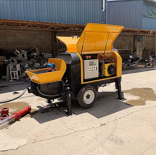 20m3/hr Trailer Concrete Pump With Diesel or Electric Power