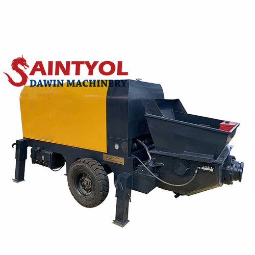 20m3/hr Trailer Concrete Pump With Diesel or Electric Power