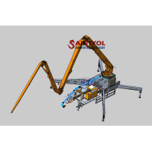 Safe use of construction concrete placing boom machine and equipment (2)