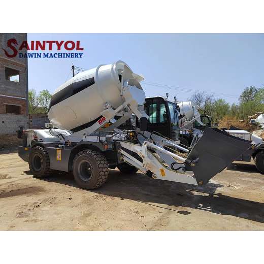 Shovel Self-loading concrete mixer truck, easy to operate and quick to discharge, with more obvious advantages!